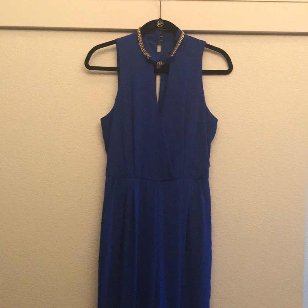 XOXO Royal blue pants romper/jumper.